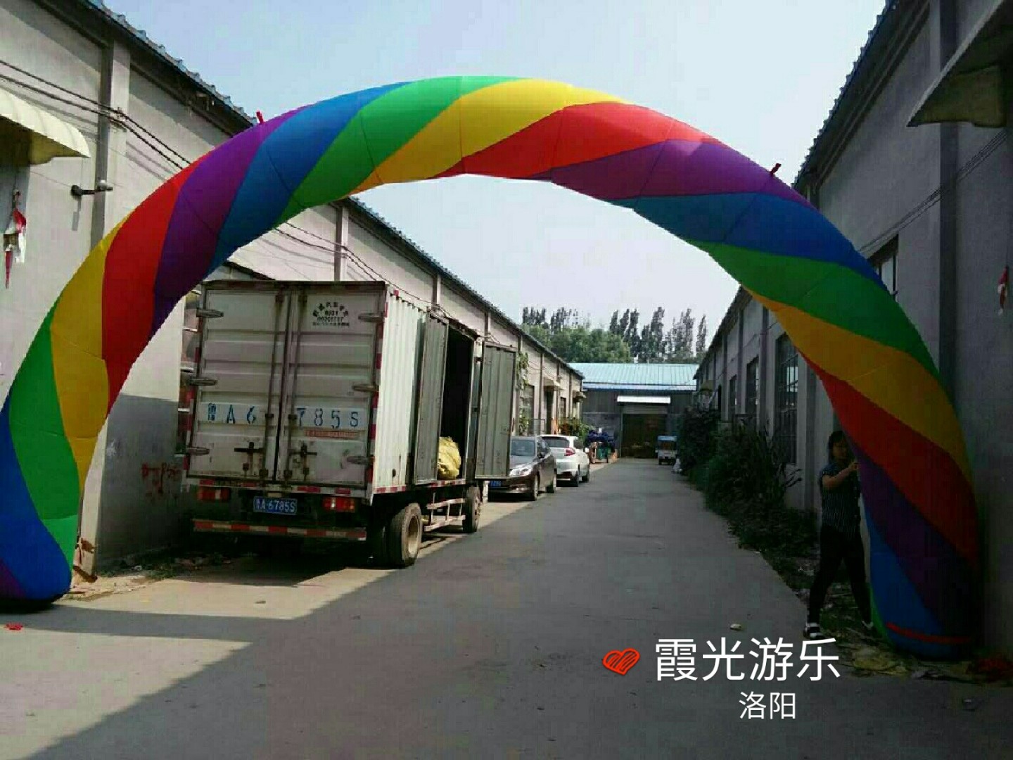 济南彩虹喷绘气模